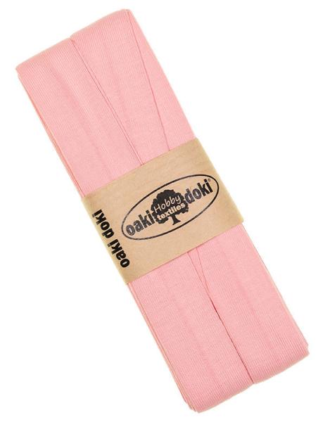 Oaki Doki Jersey Schrägband gefalzt 3m Coupon Apricot